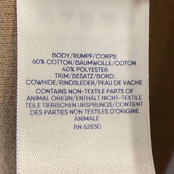 Lands' End Mens Houndstooth Quarter Zip Pullover Sweater Size XXL 50-52 - Picture 4 of 5